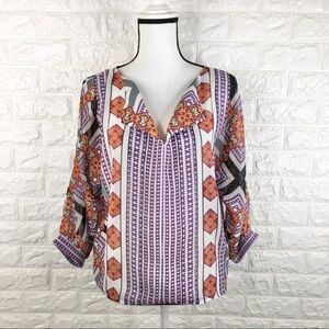 MIAMI for Francesca’s Slit Sleeve Blouse Size L